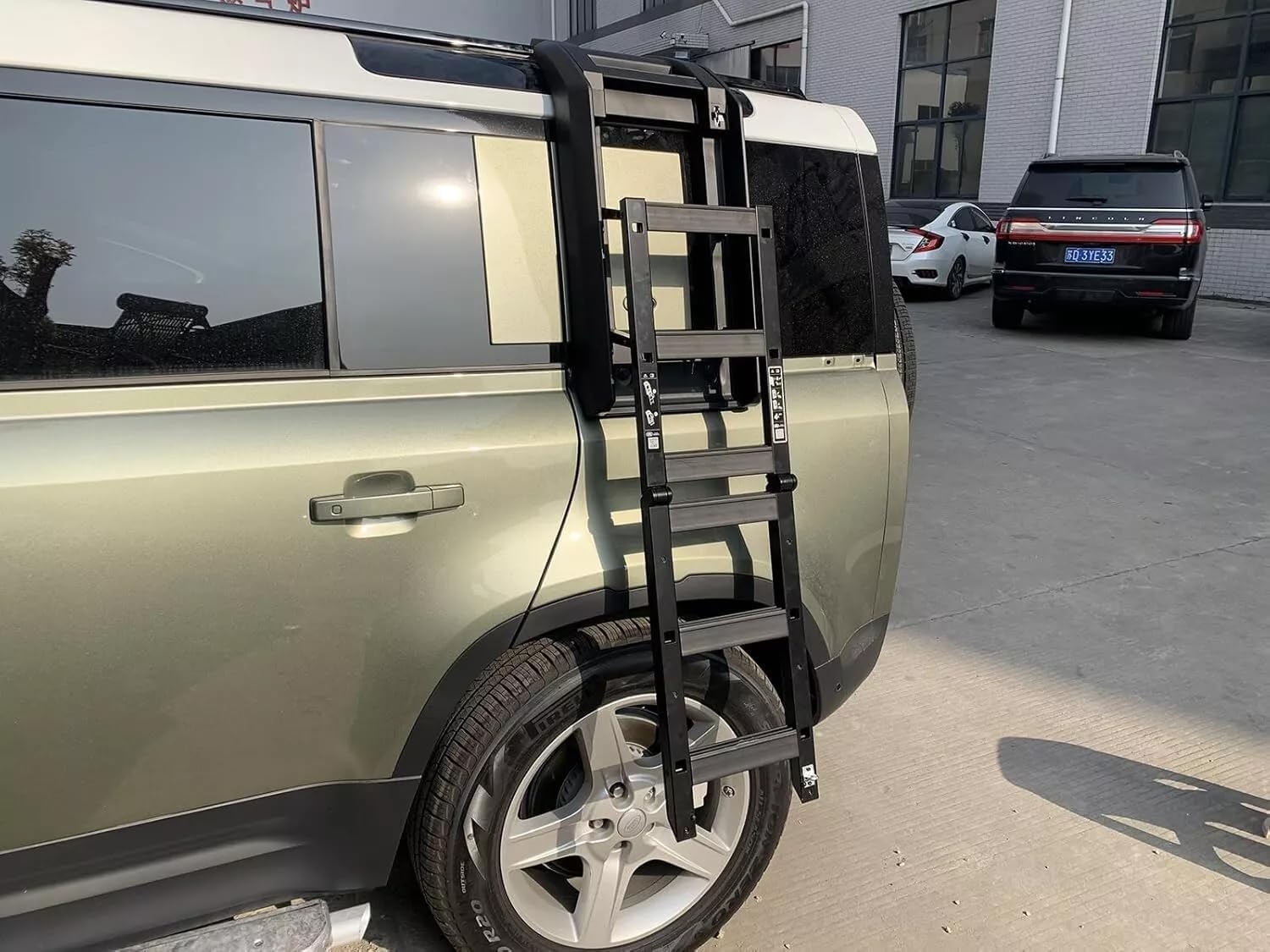 Foldable Liftable Ladder Fits for Toyota Land Cruiser Prado J250 LC250 2024 2025