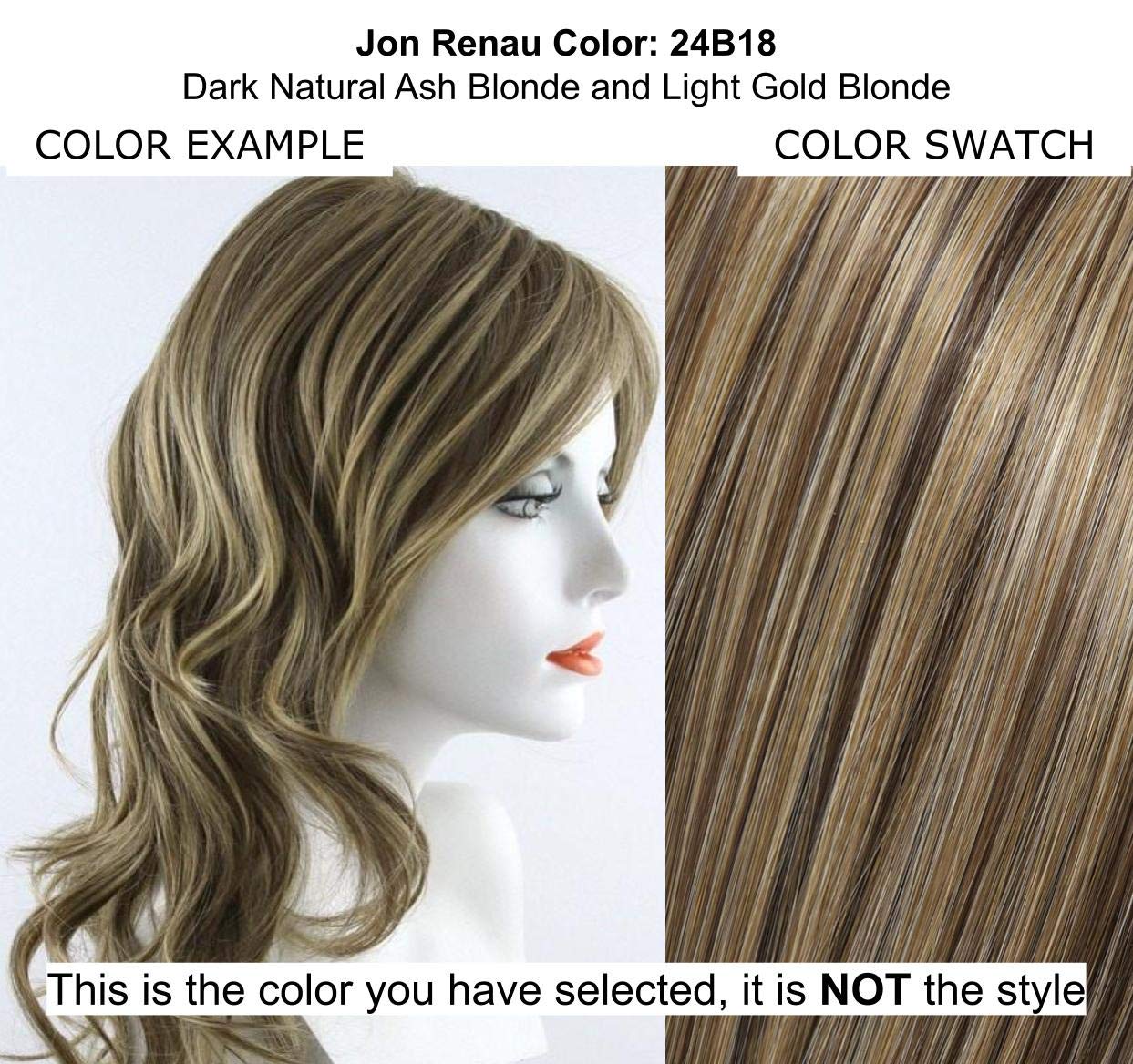 EasiPart HD 12" Length Topper Color 24B18S8 Shaded Mocha- Easihair Hairpieces Heat Friendly Synthetic Clip In 1 Piece Monofilament 2.75”x5” Base Cover Thinning Bundle MaxWigs Hairloss Booklet