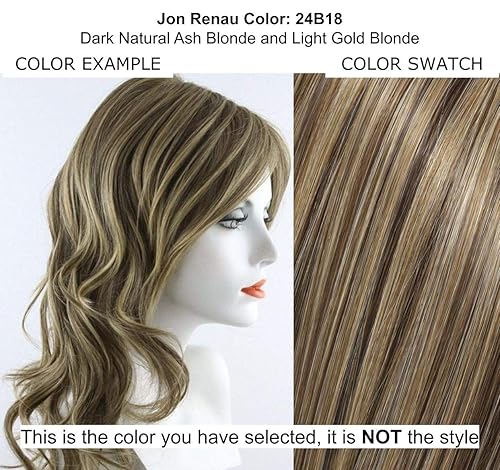 Miniatura 3 de EasiHair EasiPart HD XL 12 pulgadas de longitud, color 3126, jarabe de arce  Postizo sintético resistente al calor, clip sintético en 1 pieza