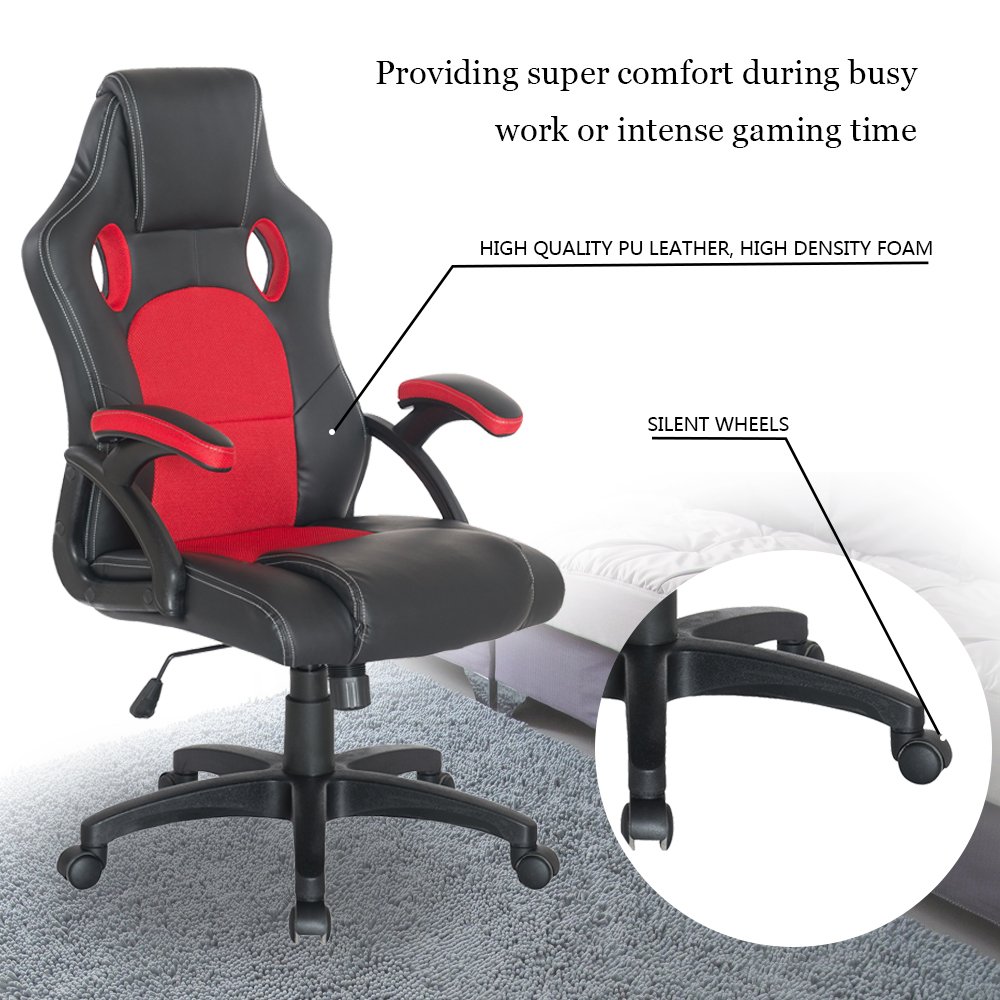 Racing Gaming Chair Red and Black Home Office Chair Best Computer Chair