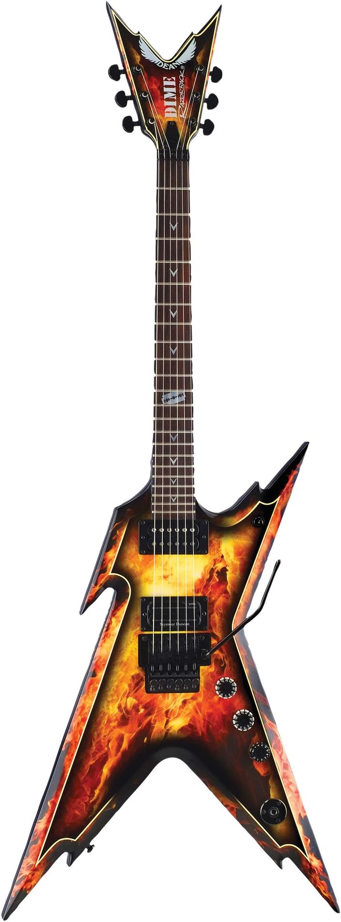 Dean Dimebag Razorback Explosion Guitar with hard Case