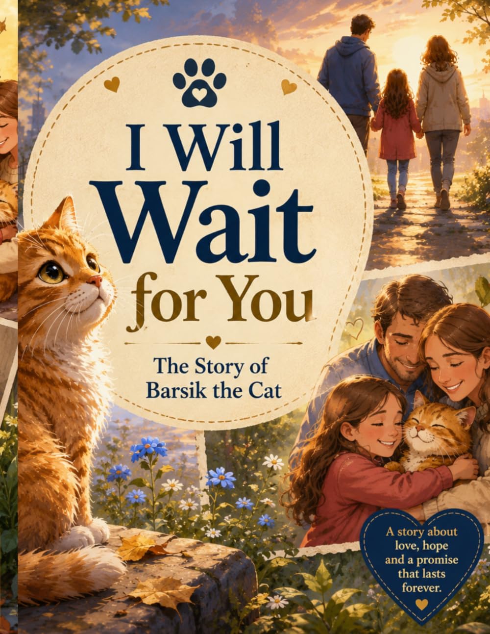 I Will Wait for You: The Story of Barsik the Cat: Barsik’s Forever Home: A Heartwarming Coloring Book Journey