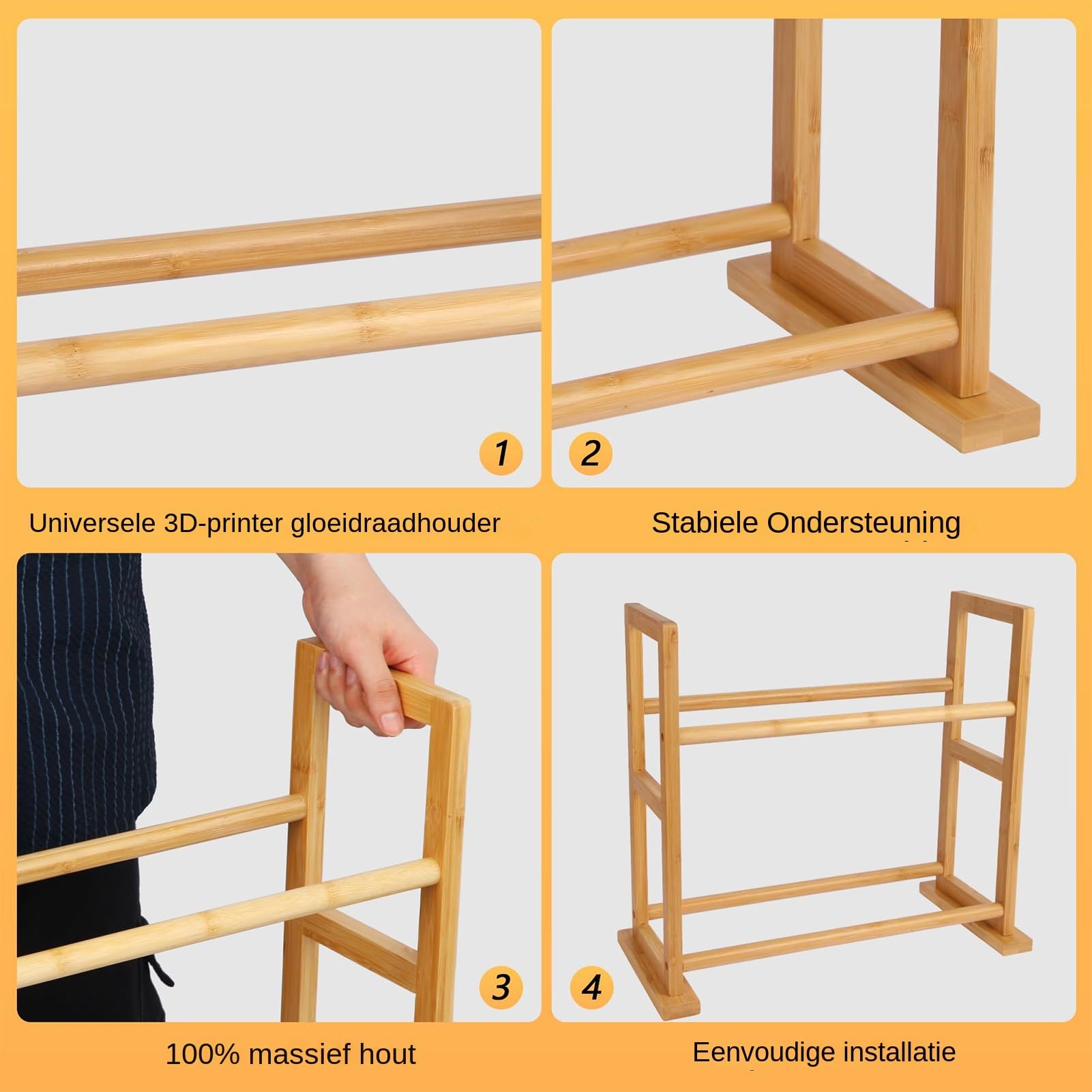 3D-Drucker-Filament-Aufbewahrungsregal Tisch-Organisationsständer | Halterung zur Aufbewahrung von Spulen-Rollfilamenten Organizer, Verbrauchsmaterial-Management Für Zuhause, Studio, Labor Und