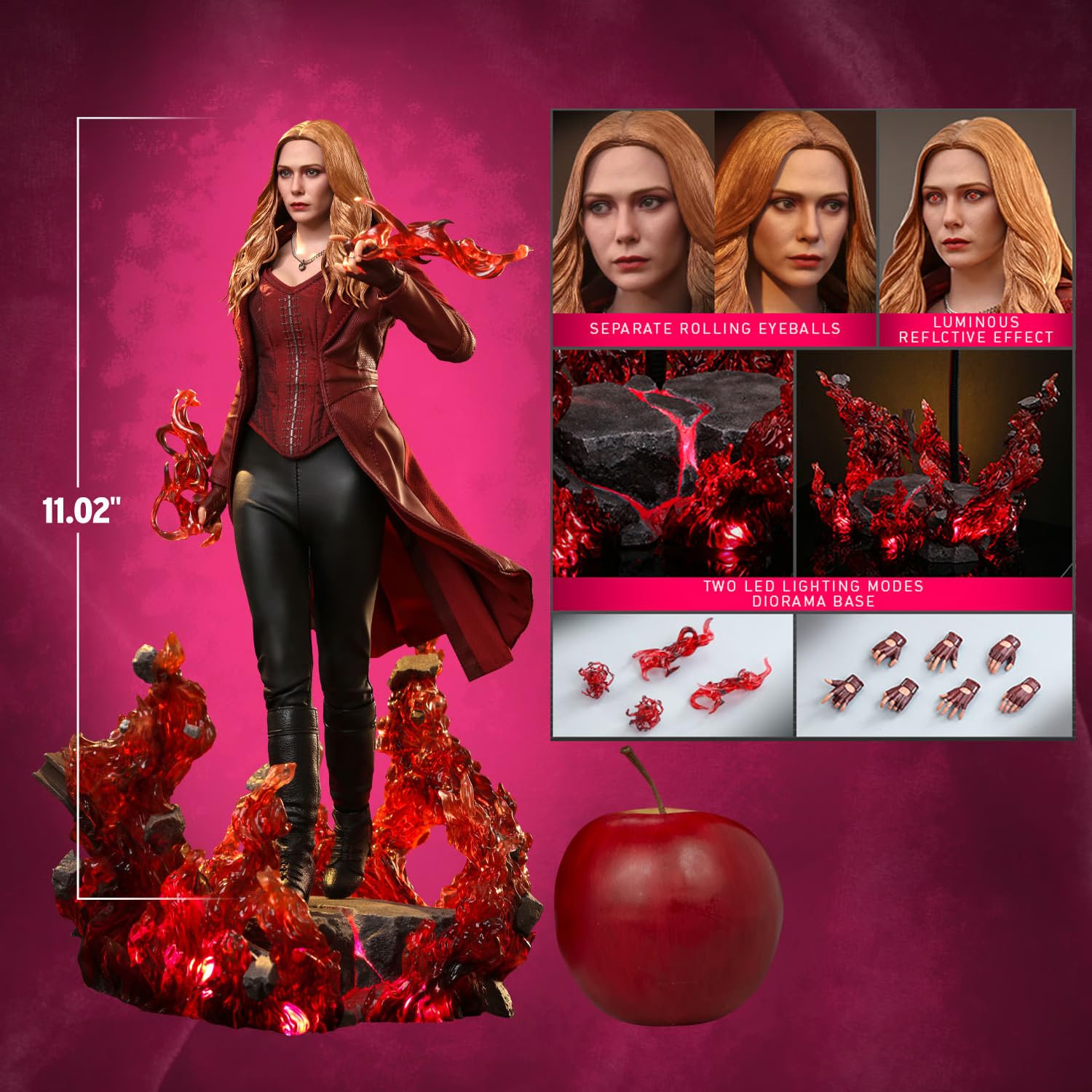 Amazon.co.jp: Avengers: End Game Figure DX 1/6 Scarlet Witch 28cm