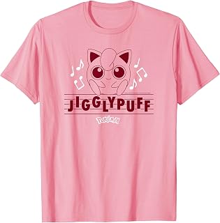 Jigglypuff Music Notes T-Shirt