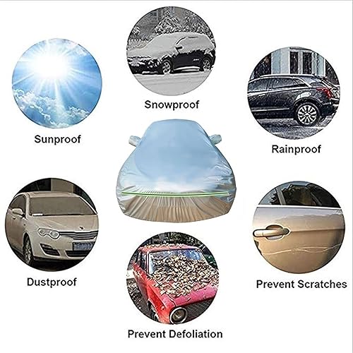 Miniatura 7 de CHOYEM Funda para automóvil compatible con SsangYong Korando Musso Rexton Rodius Tivoli Turismo impermeable, a prueba de polvo, resistente al