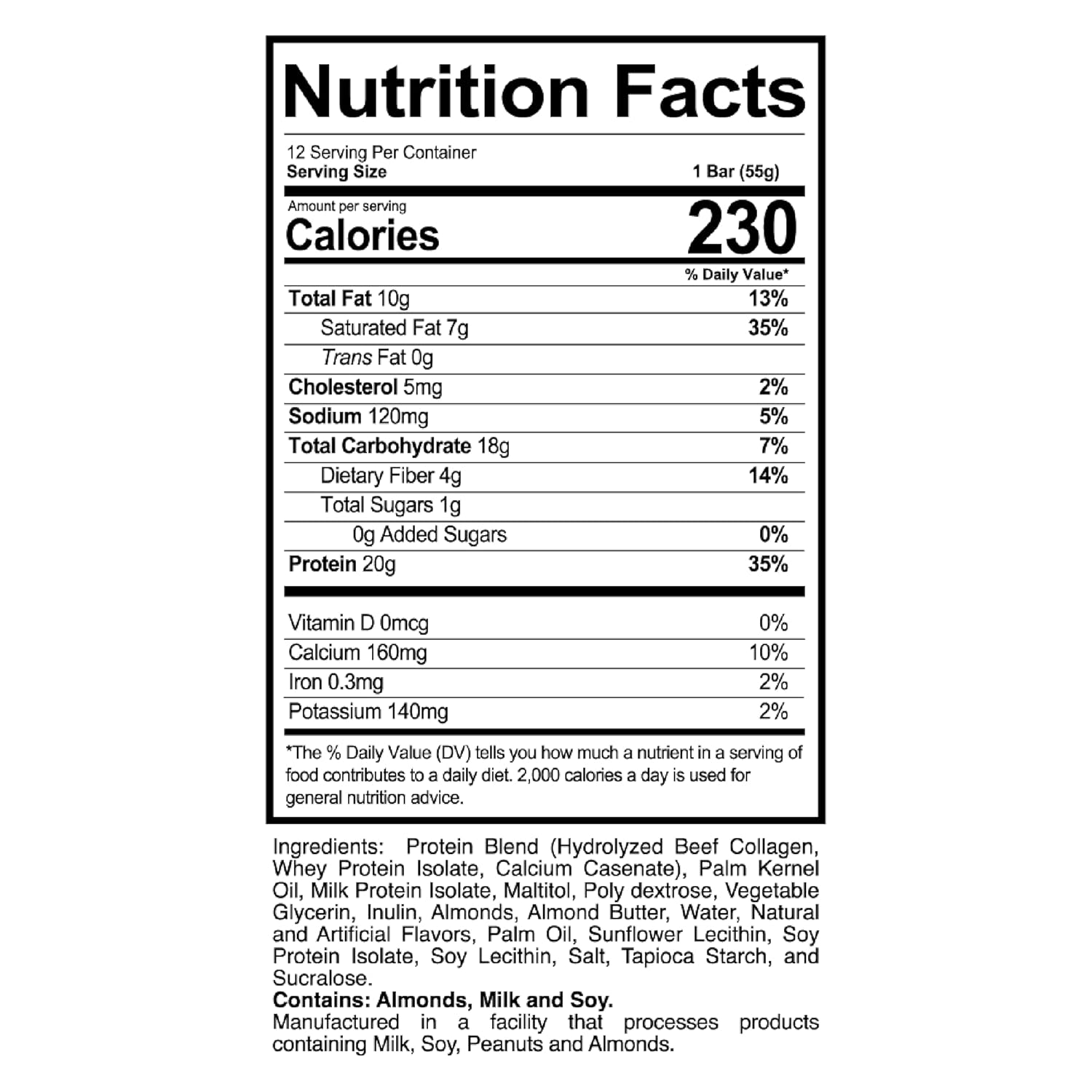 REDCON1 MRE Maple Almond Donut Protein Bars - 12 Count Snack Bars for Breakfast or Post-Workout