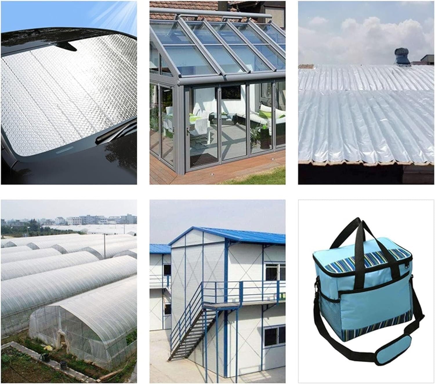 Thermal Foil Insulation Rolls, Radiator Insulation Foils, Wall, Roof, Floor, Loft Insulation Foils(0.5m)