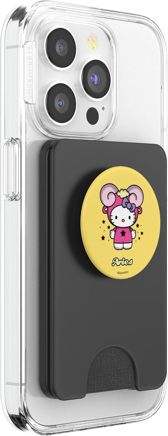 Hello Kitty Zodiac Aries PopSockets PopWallet for MagSafe