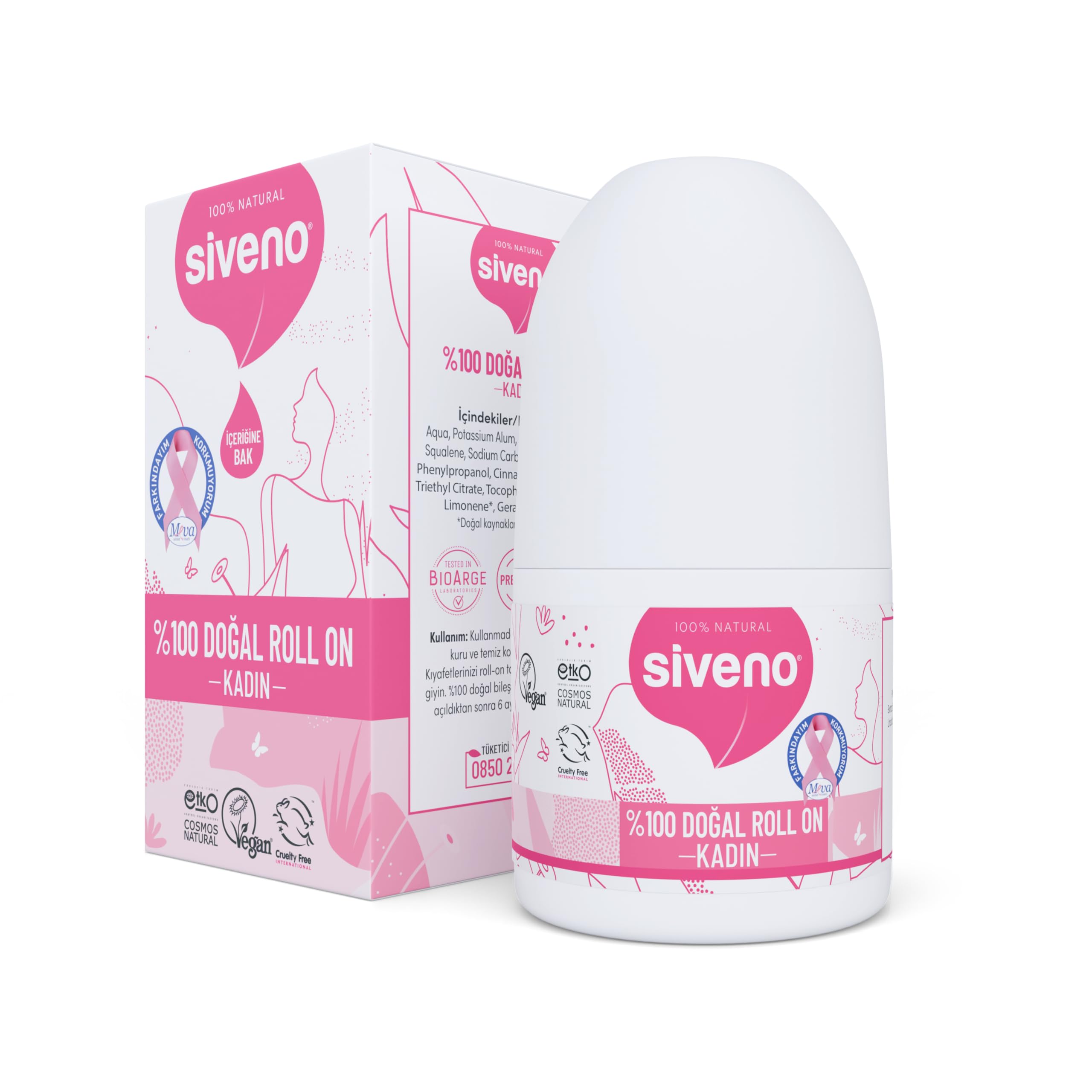 Siveno Doğal 50 ml Kadın Roll-On