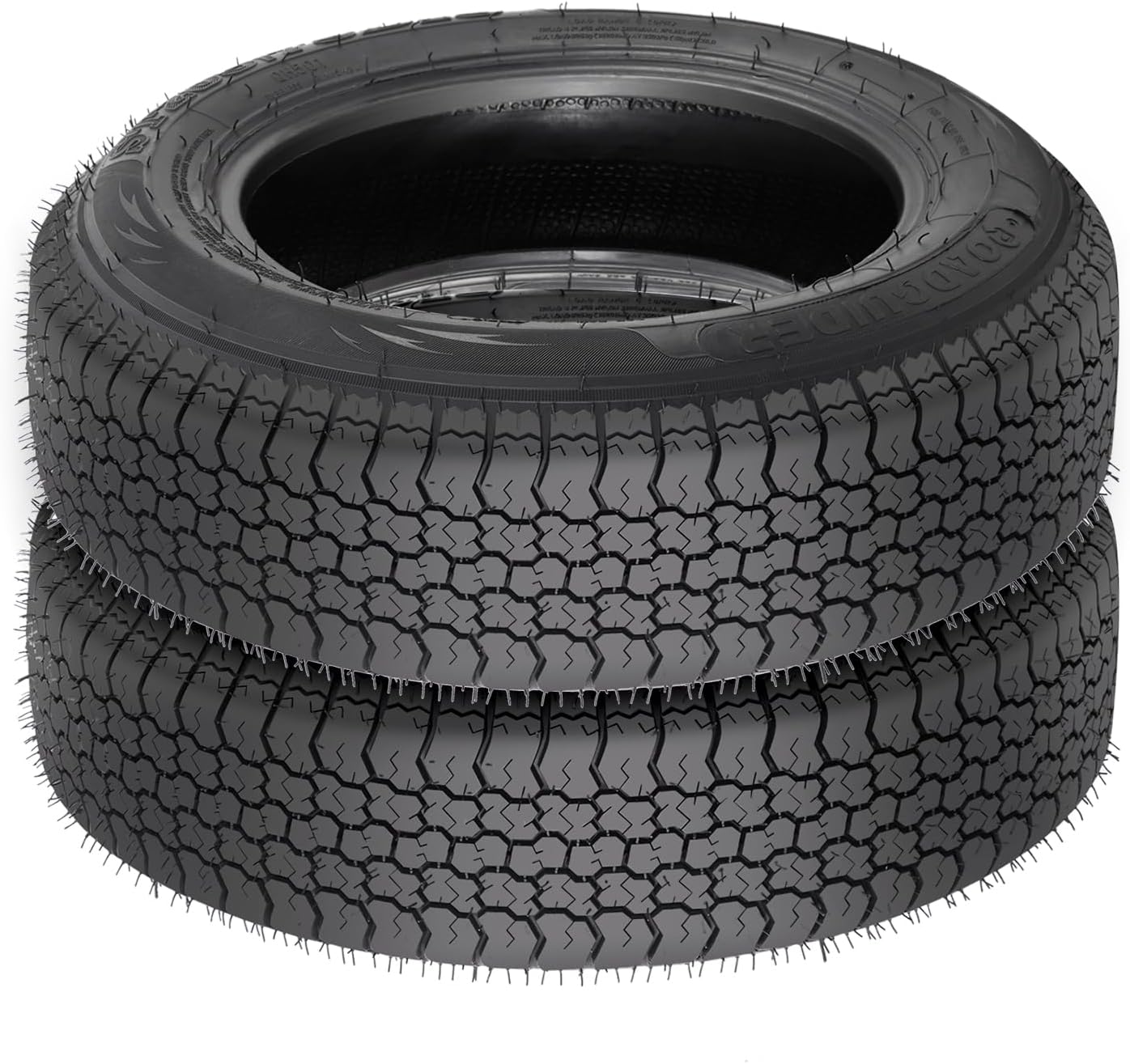 Superior Replacement Trailer Tire Set – ST205/75D14, 6 Ply Load Range C, 6mm Groove Depth, Scuff Guard, Long-Lasting Performance – Set of 2 – Specification: ST205/75D14 6PR