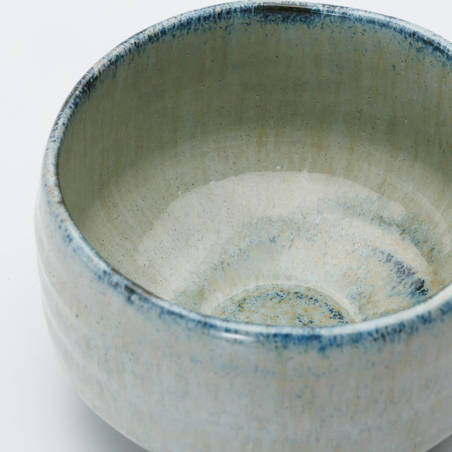 Mino Ware 505-21 Matcha Bowl, Matcha Rice Bowl, Diameter Approx. 4.7 inches (12 cm), White Glaze, Made in Japan