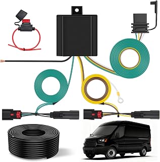 Nilight 4 Pin Trailer Wiring Kit 56327 Vehicle Standard 4 Way Connector