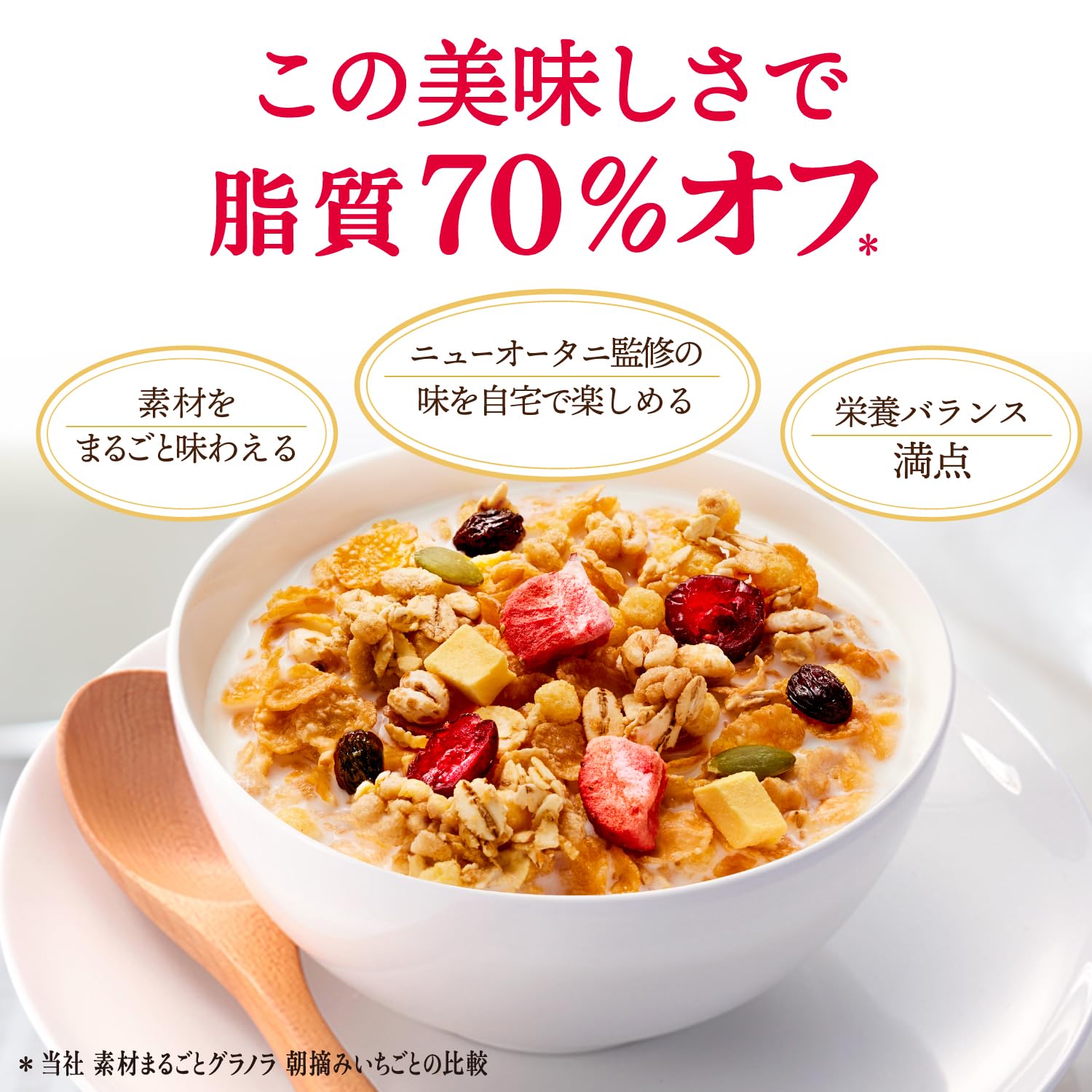 Amazon.co.jp: ケロッグ 素材まるごとグラノラ 脂質70%オフ 380g ×6袋
