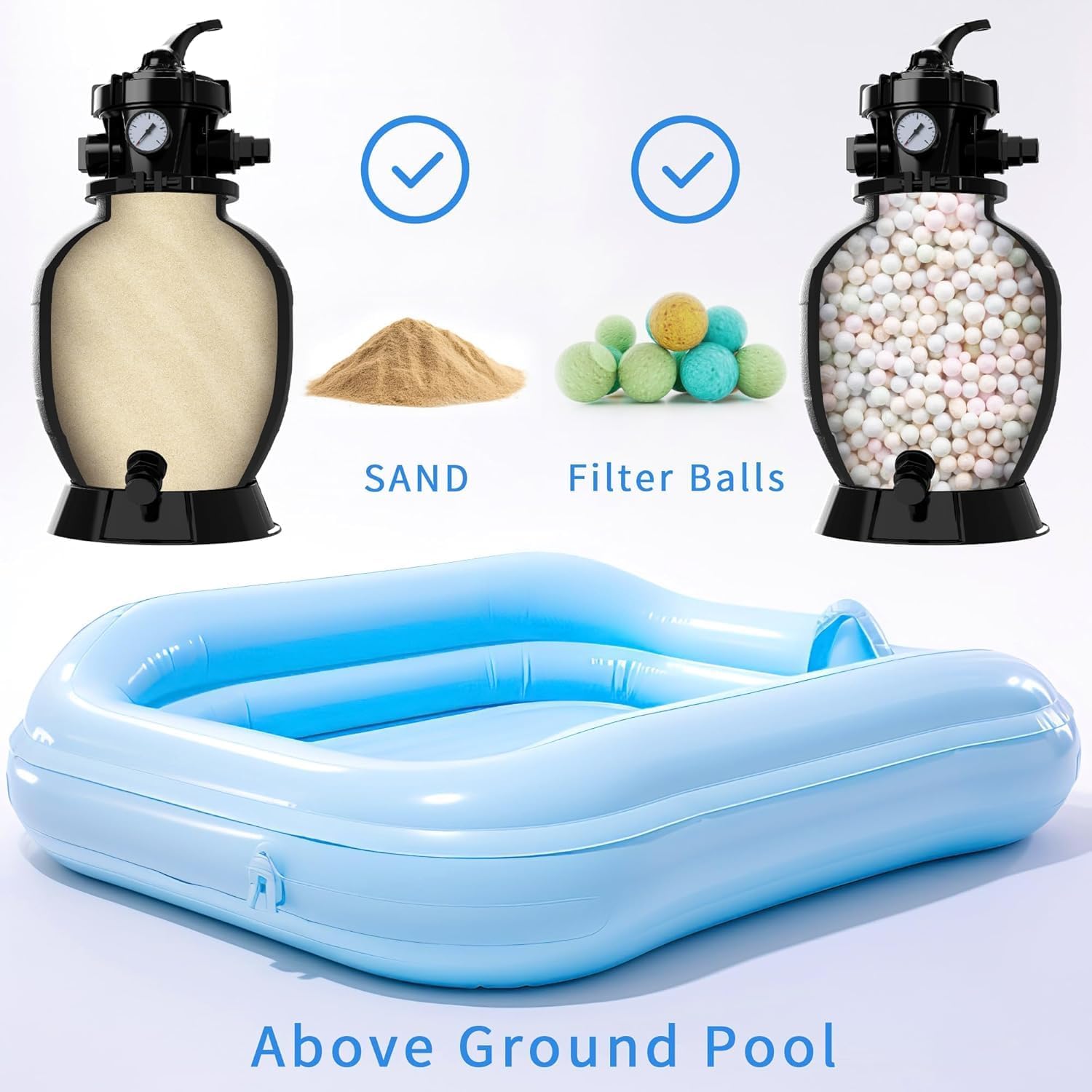 Sand vs Filter Balls for Pool Filter