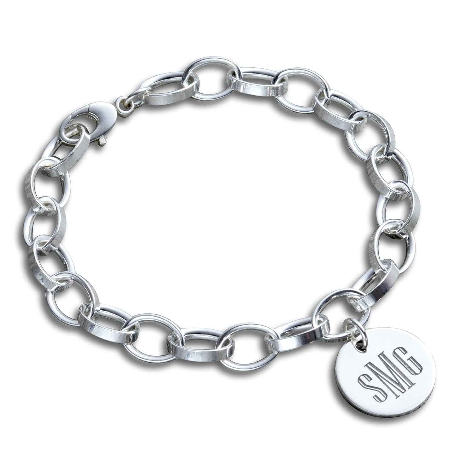 Personalized Monogram Charm Bracelet 