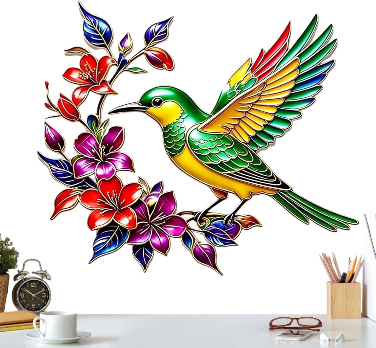 Outdoor Wall Decor Metal Colorful Decorative Decoration