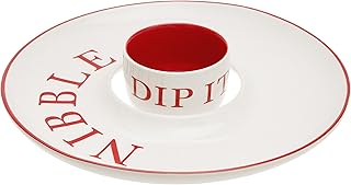 Premier Housewares Naczynia do serwowania tacy do serwowania taca na przekąski taca na żetony serwujące tace Nacho w zestawie dwóch 3 h x 29 szer. x 29 d