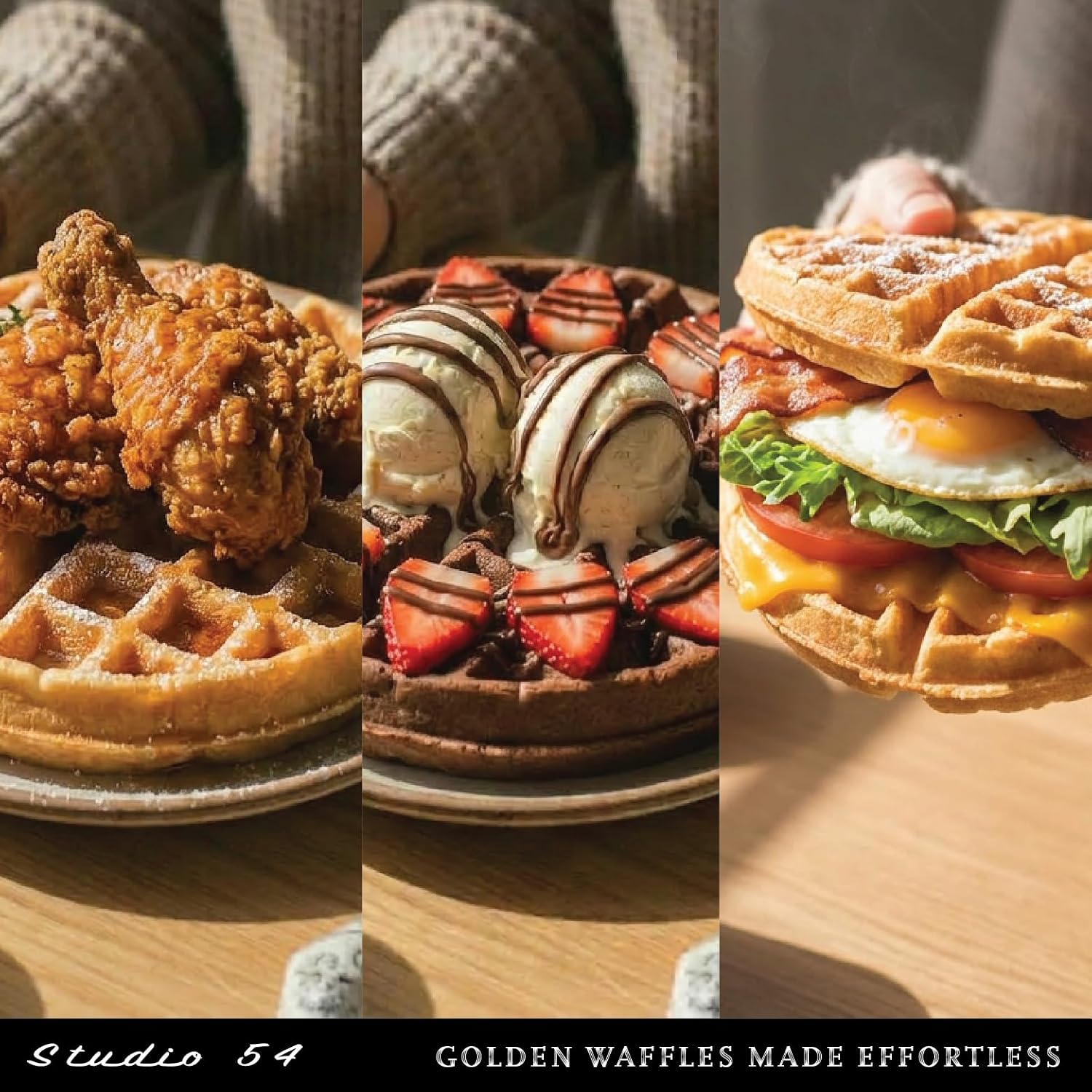 Waffle Maker, 7 Inch Nonstick Electric Waffle Maker, Compact Waffle Iron, Belgian Style Waffles, 750W Fast Heating, Easy Breakfast Maker, Crispy Golden Waffles, Cool Touch Handle, Blue