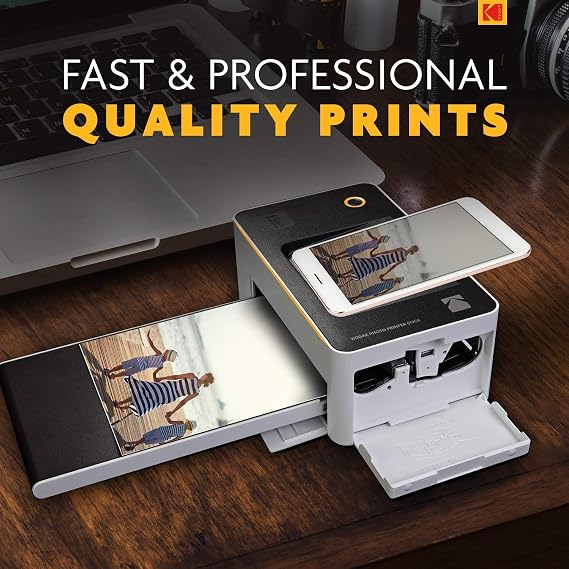 Kodak Dock & Wi-Fi Portable 4x6 Instant Photo Printer, Premium Quality Full Color Prints - Compatible w/iOS & Android Devices