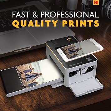 Kodak Dock & Wi-Fi Portable 4x6 Instant Photo Printer, Premium Quality Full Color Prints - Compatible w/iOS & Android Devices