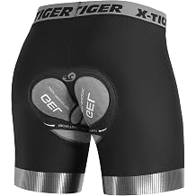 Cycling Underwear Mens Bike Shorts 5D Padded Mountain Biking Riding Shorts with Anti-Slip Leg,Bicycle Liner Shorts