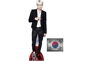 BTS Suga Lifesize and Mini Cardboard Cutout Fan Pack