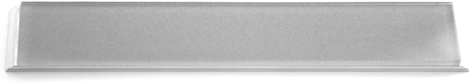 Glass Blank 6 x 1 with Aluminum Mounting for Edge Pro (For Lapping Films)