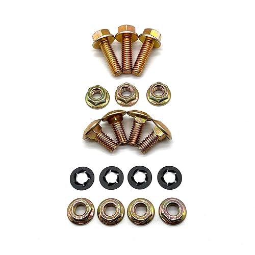 Region Offroad - Pernos de placa deslizante para tanque de gasolina compatibles con Jeep Wrangler YJ CJ CJ5 CJ7 Scrambler 1976-1995