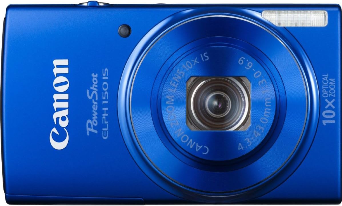 CanonPowerShot ELPH 150 IS Digital Camera (Blue)