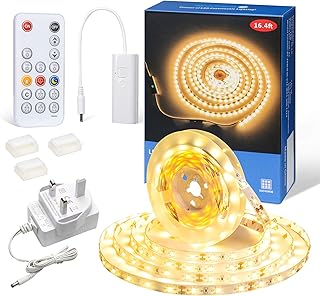 WOBANE LED Strip Lights Warm White, Dimmable ...,