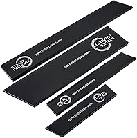 Vista 2 de Mercer Culinary Juego de protectores de cuchillos de 4 piezas, color negro