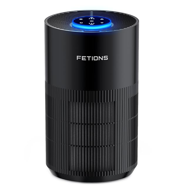 Air Purifiers for Bedroom with H14 True HEPA Quiet Air Cleaner With Sleep Mode Night Light Small Air