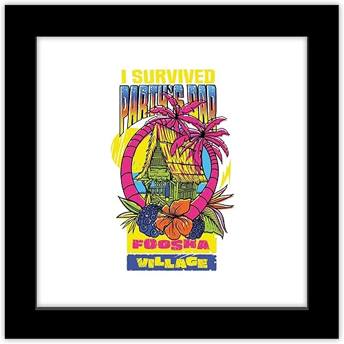 Trends International Gallery Pops Netflix One Piece - Póster de pared con texto en inglés "I Survived Party's Bar Foosha Village, 12.00 x 12.00