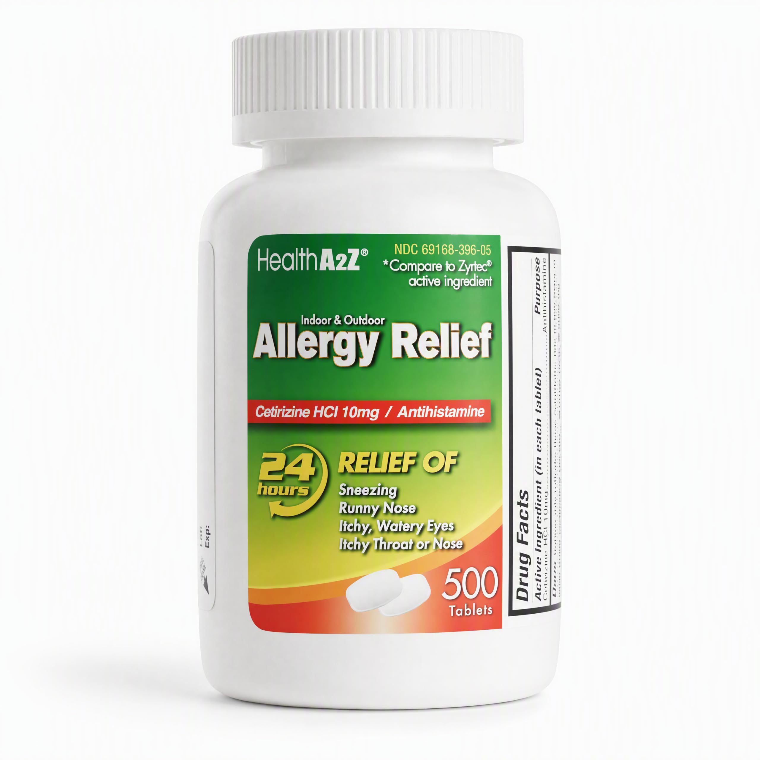 HealthA2Z Allergy Relief Cetirizine 10mg Tablets