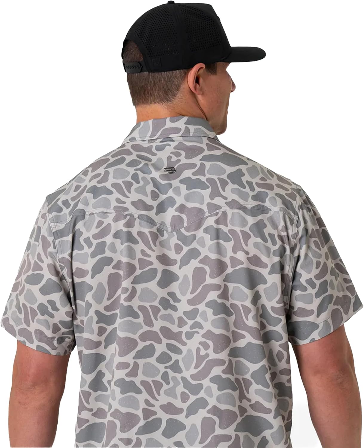 Burlebo Men’s Performance Western Shirt – Pearl Snap Button Up, Lightweight Stretch Fabric, Quick Dry & Moisture Wicking