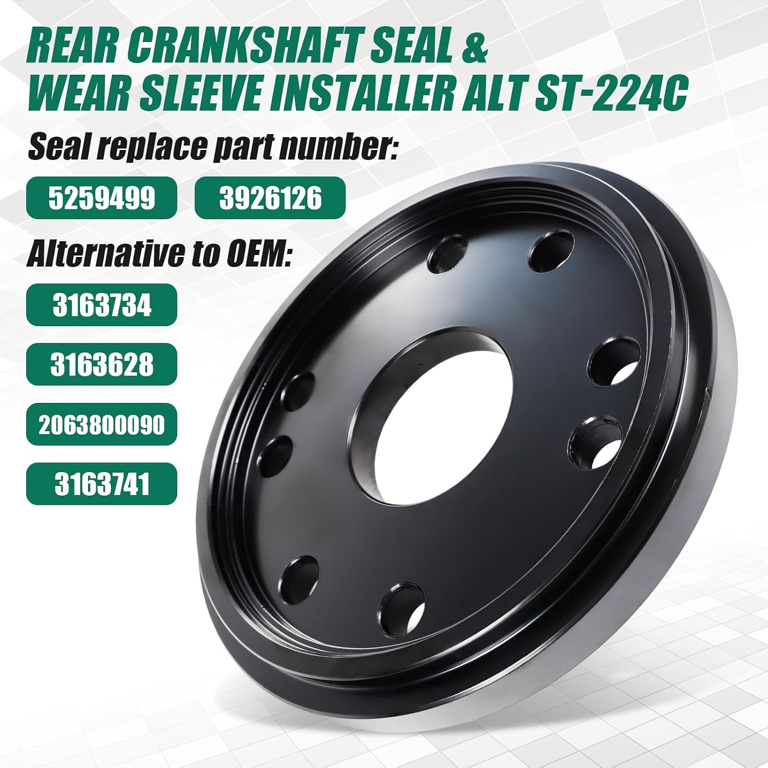 Front + Rear Crankshaft Seal Remover & Installer Fit for 1989-2016 Cummins