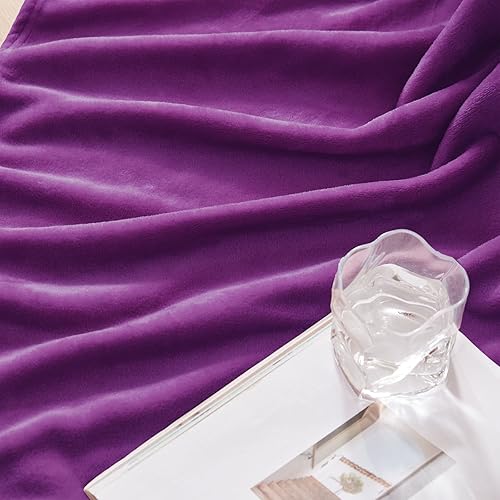 Miniatura 5 de Exclusivo Mezcla - Manta de vellón, extragrande, de 8.85 ozyd, supersuave, cálida, acogedora, de felpa y ligera para sofá y cama (50 x 70 pulgadas,