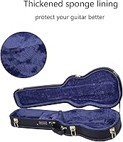 Vista 3 de Crossrock Estuche de madera rígida para ukelele barítono, negro (CRW620BUBK)