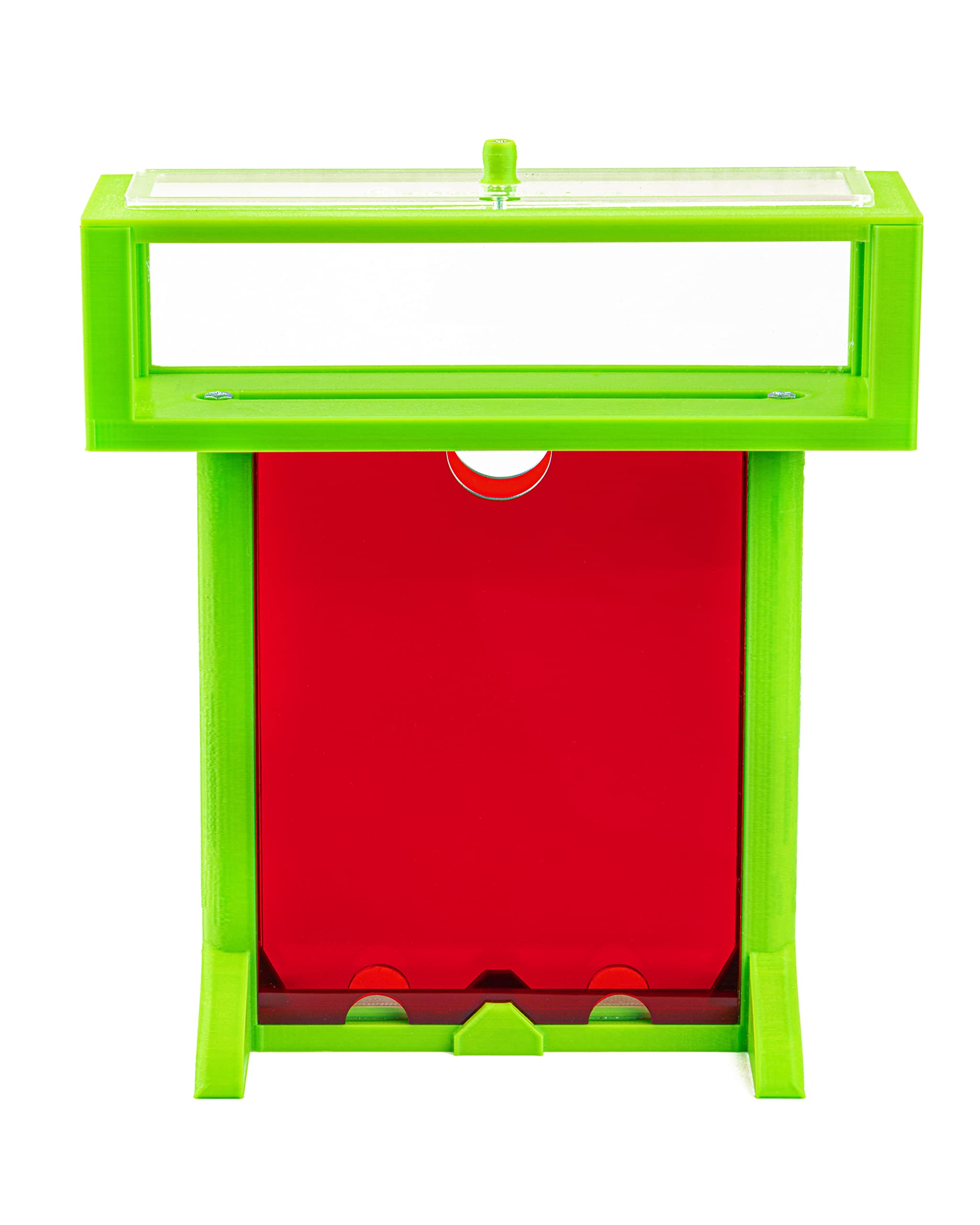 AntHouse - Fourmilière Naturelle en Sable | Kit T 3D 15x15x1,5 cm Vert | Fourmis Incluses