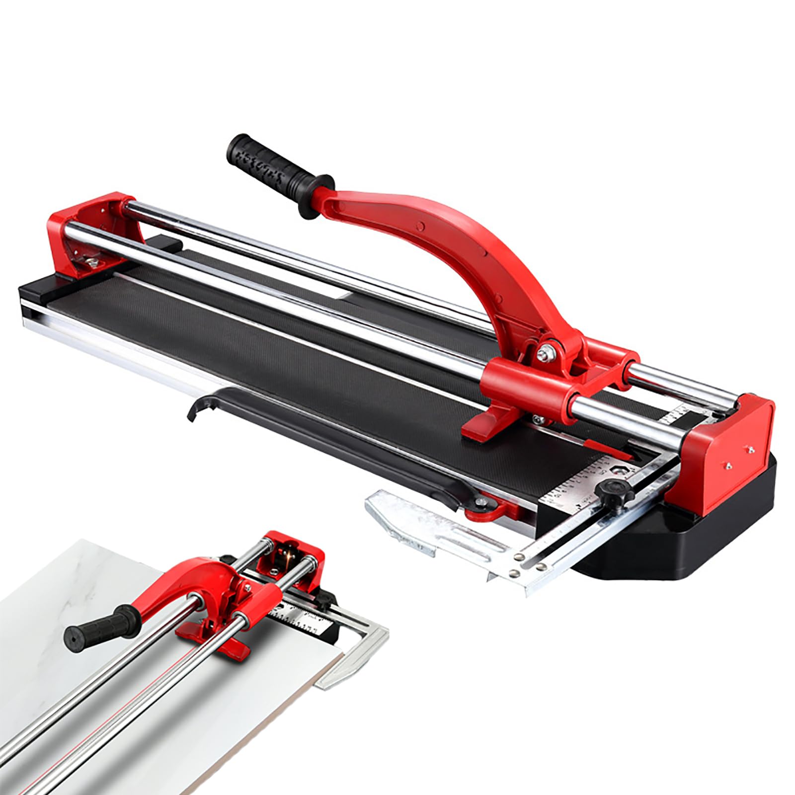 TIANQIHAO Professional Manual Tile Cutter,Tile Cutter Tool,With Double Rail Brackets,High Precision Ruler,For Porcelain Tiles