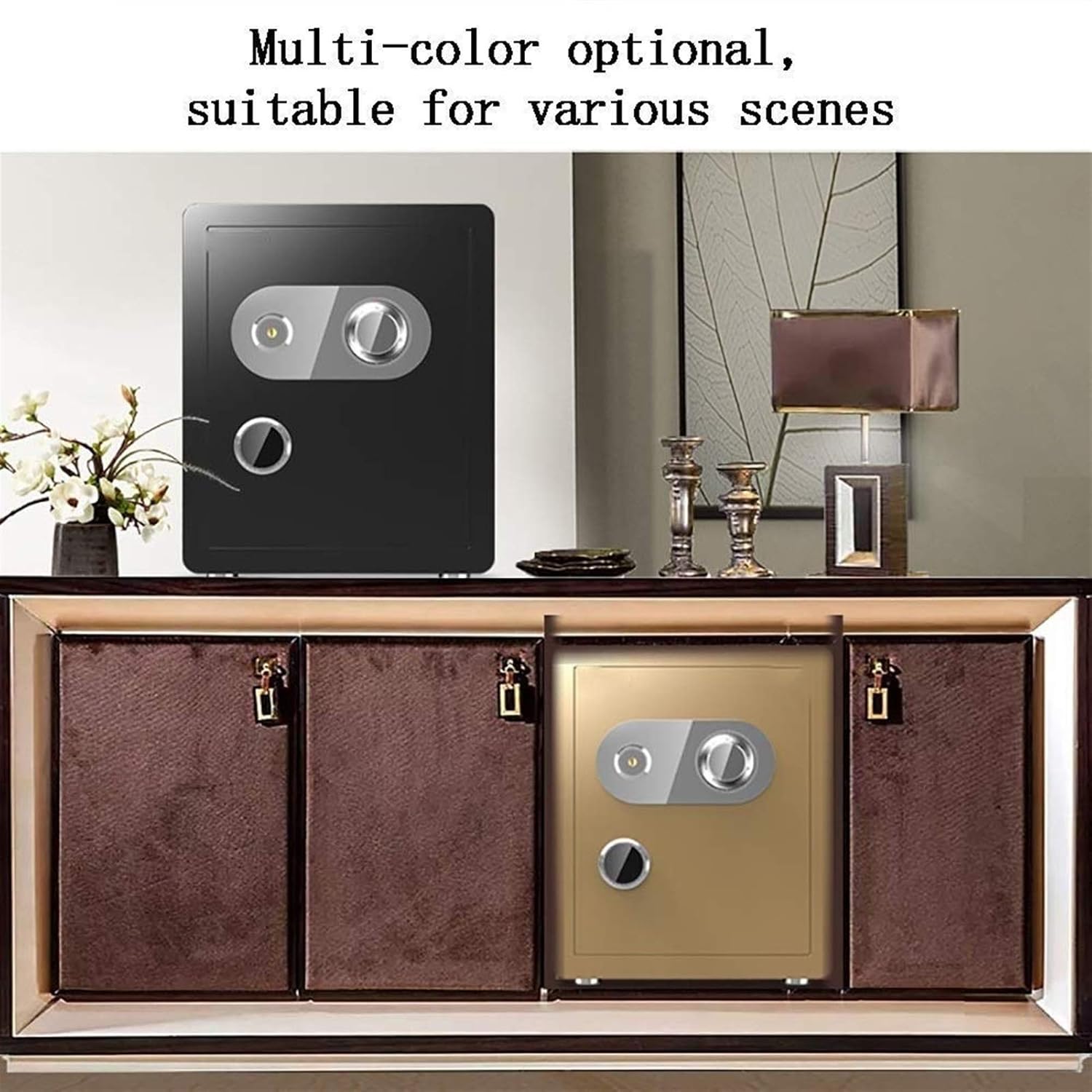 Fireproof and Waterproof with Combination for Home Includes Keys Office Hotel Jewelry Cash Use Storage Cabinet Safe