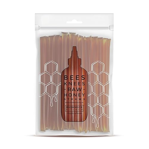 Bees Knees Clover - Palitos de miel  50 palitos  Paleo amigables, sin gluten  Palitos de miel perfectos para té  Regalos de comida, regalos de té,