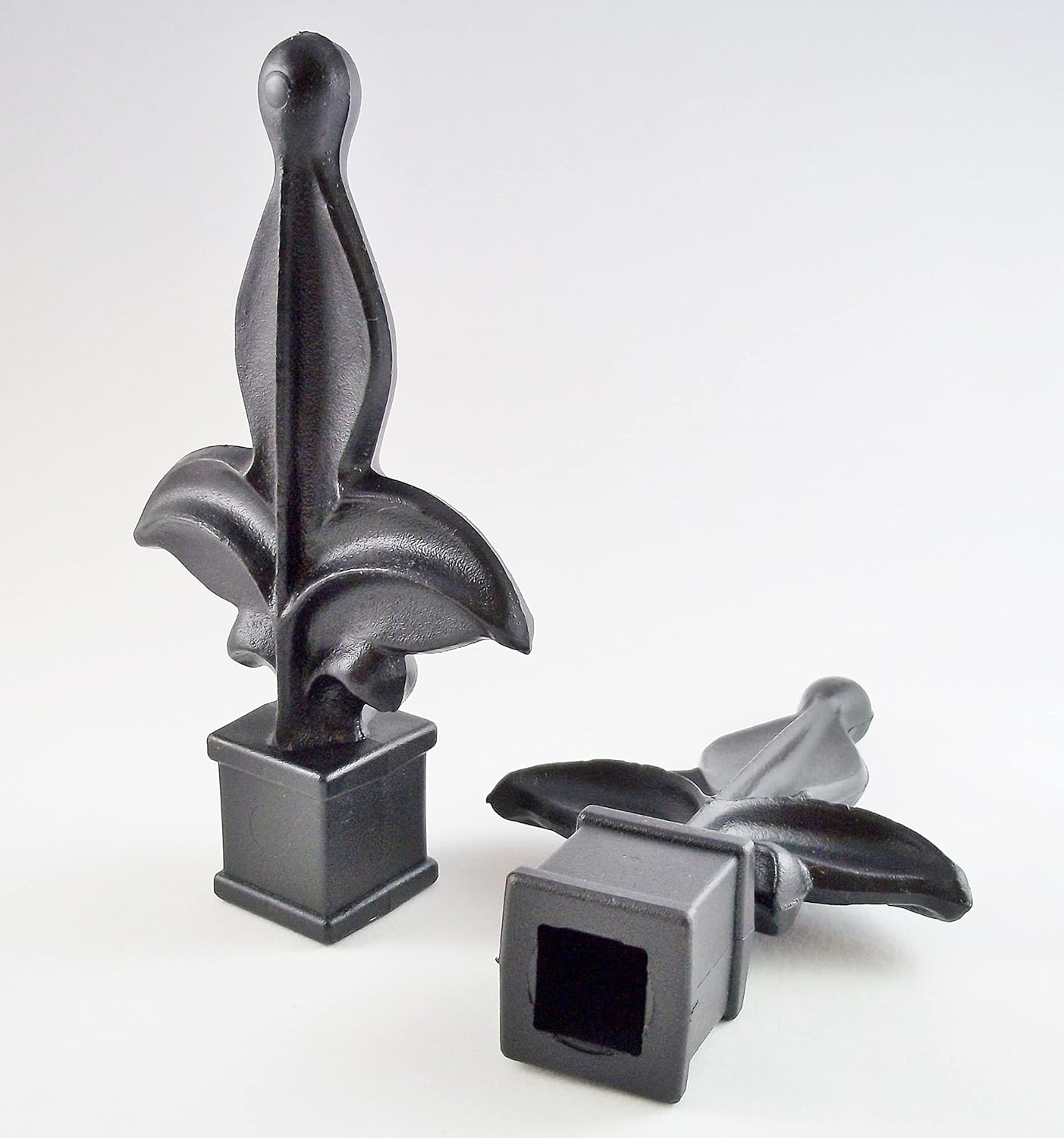Retrospec Creations 10 Each for 5/8” Black Plastic Finial
