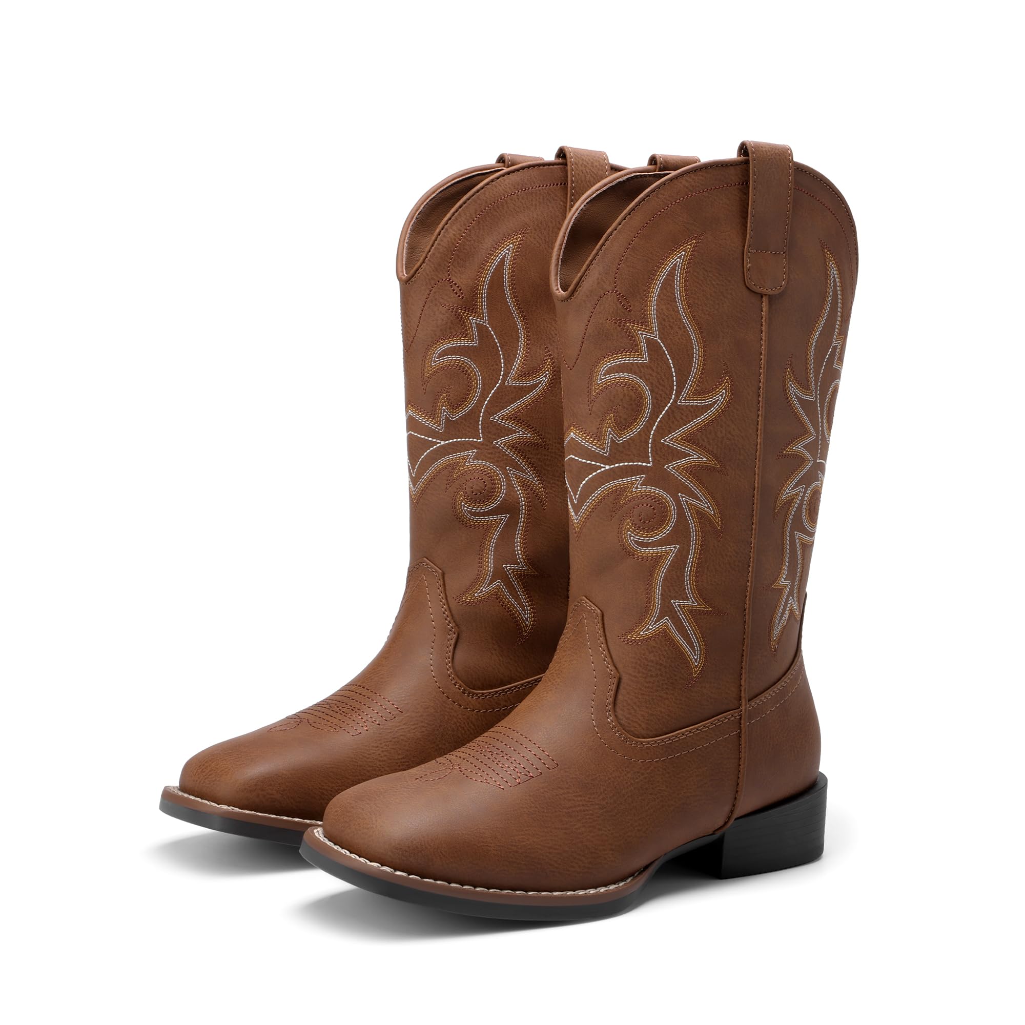 DREAM PAIRS Damen Cowboy Cowgirl Western Stiefel