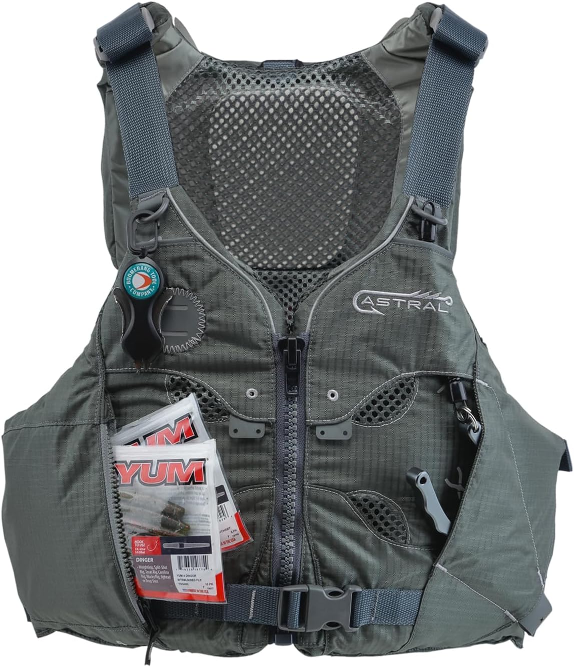 Astral V-Eight Fisher Life Jacket - High-Ventilation USCG Type III PFD Adult Life Vest for Fishing & Touring