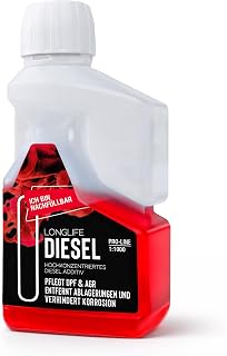 LIFETIME Longlife Diesel Additive Concentrate, Enough for 4–5 Tank Fillings, Die