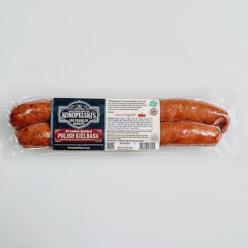 Konopelski Polish Kielbasa, Rope Style 4-1lb. Packs, Authentic Recipe from