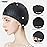 Tripsky Silicone Swim Cap,Comfortable Bathing Cap Ideal for Curly Short Medium Long Hair, Swimming Cap for Women and Men, Shower Caps Keep Hairstyle Unchanged (Black)