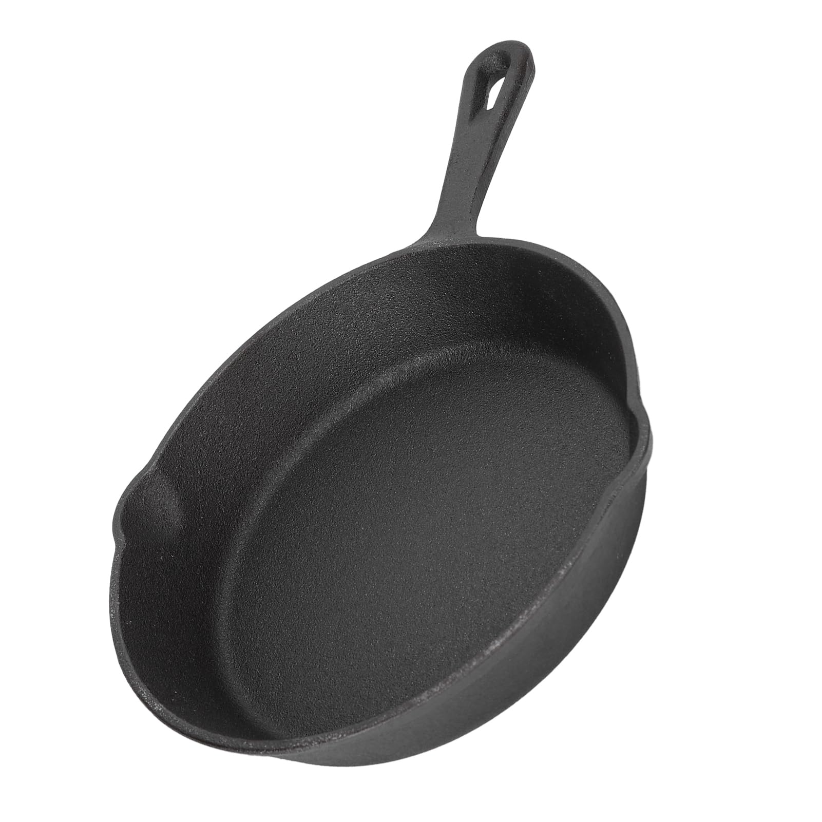 Pongnas Wstępnie Sezonowana Patelnia żeliwna Zapewniająca Równomierne Ciepło, Wszechstronne Gotowanie, Patelnia 26 Cm do Piekarnika i Grilla (26 cm/10,2 cala)